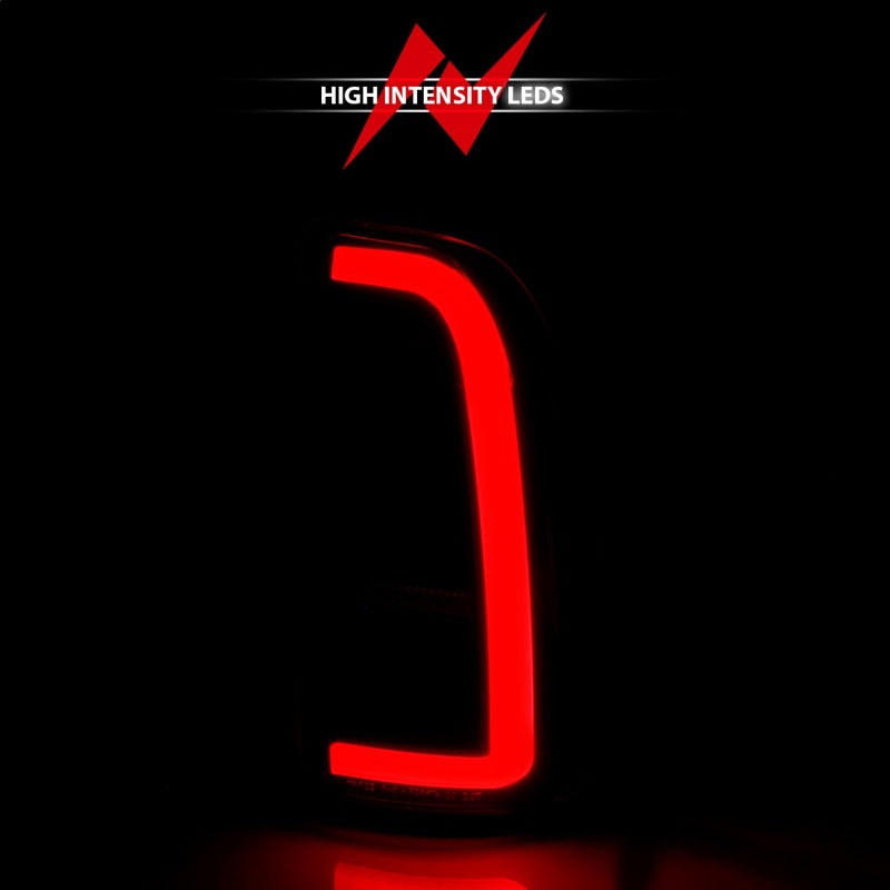 ANZO 00-06 Toyota Tundra (Std. Bed/Reg Cab) LED Taillights w/Light Bar Black Housing Smoke Lens - Burkken Auto Parts