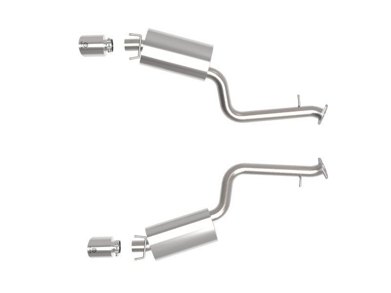 aFe Lexus IS350 14-22 V6-3.5L Takeda Axle-Back Exhaust System- Polished Tip - Burkken Auto Parts