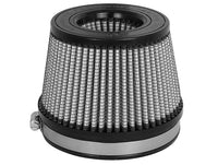 aFe MagnumFLOW Dry S Air Filter 5in. F x 5-3/4in. B x 4-1/2in. T (INV) x 3-1/2in. H - Burkken Auto Parts