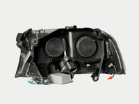 ANZO 1997-2004 Dodge Dakota Projector Headlights w/ Halo Black 1 pc - Burkken Auto Parts