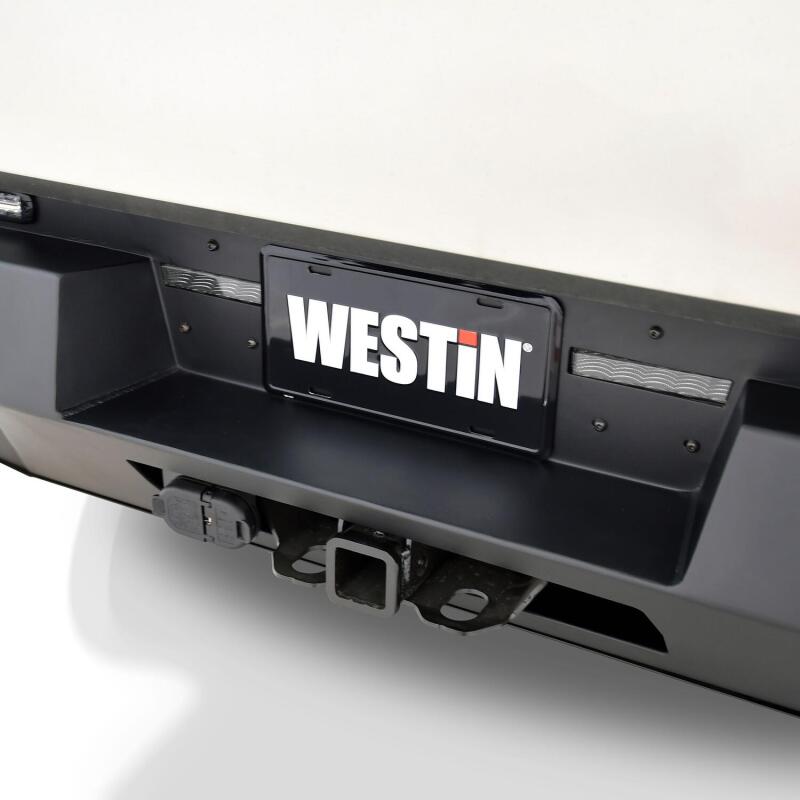 Westin 24-25 Tesla Cybertruck Pro-Series Rear Bumper - Texured Black - Burkken Auto Parts