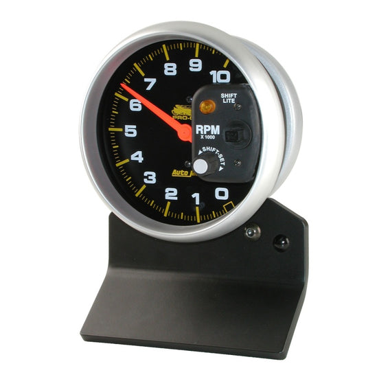 Autometer Pro-Cycle Gauge Tach 5in 10K Rpm W/ Shift-Lite 2 & 4 Cylinder Black Pro-Cycle - Burkken Auto Parts