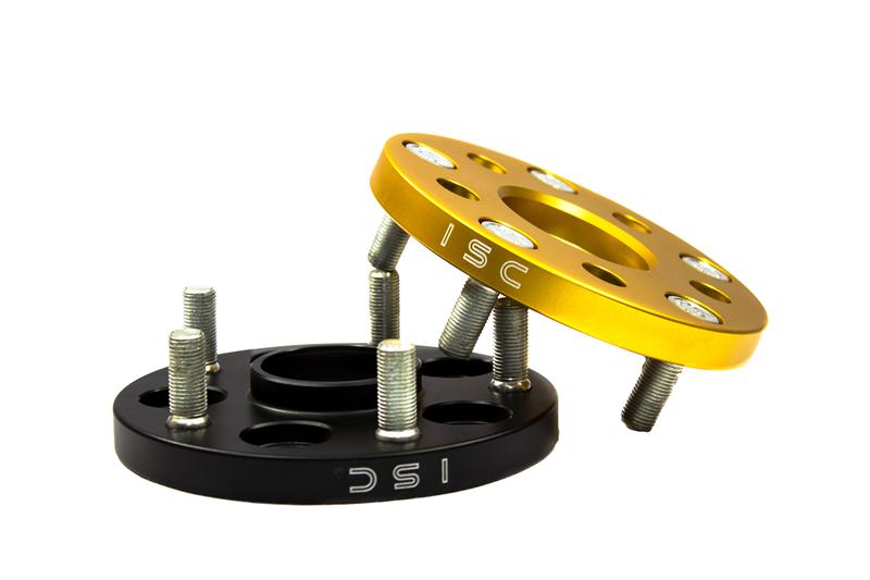ISC Suspension 5x100 Hub Centric Wheel Spacers 25mm Black (Pair) - Burkken Auto Parts