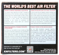 K&N Filter Universal Rubber Filter 2 1/4 inch Flange 3 1/2 inch OD 4 inch Height - Burkken Auto Parts