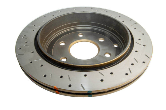 DBA 17-23 Nissan Armada Rear 4000 Series Drilled & Slotted Rotor