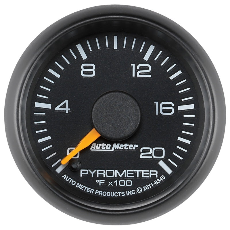 Autometer Factory Match Chevy 2-1/16in FSE 0-2000 Pyro Kit Gauge - Burkken Auto Parts