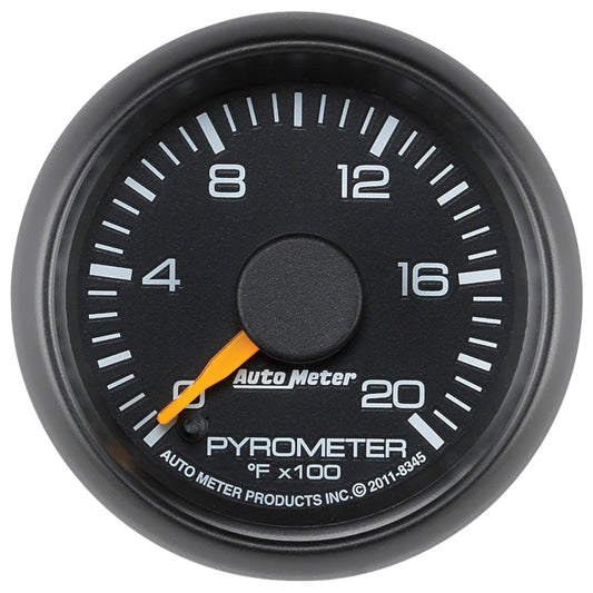 Autometer Factory Match Chevy 2-1/16in FSE 0-2000 Pyro Kit Gauge - Burkken Auto Parts