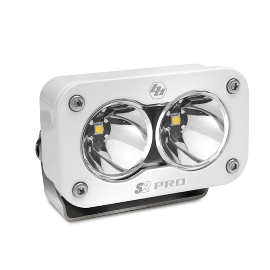 Baja Designs S2 Pro Spot Pattern White LED Light - Clear - Burkken Auto Parts