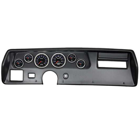 Autometer Cobalt 70-72 Chevelle SS/El Camino Dash Kit 6pc Tach / MPH / Fuel / Oil / WTMP / Volt - Burkken Auto Parts