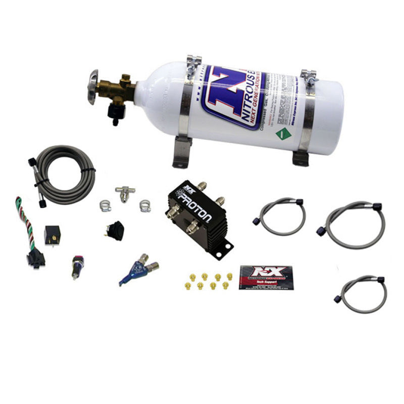 Nitrous Express Proton Series Nitrous Kit w/5lb Bottle - Burkken Auto Parts
