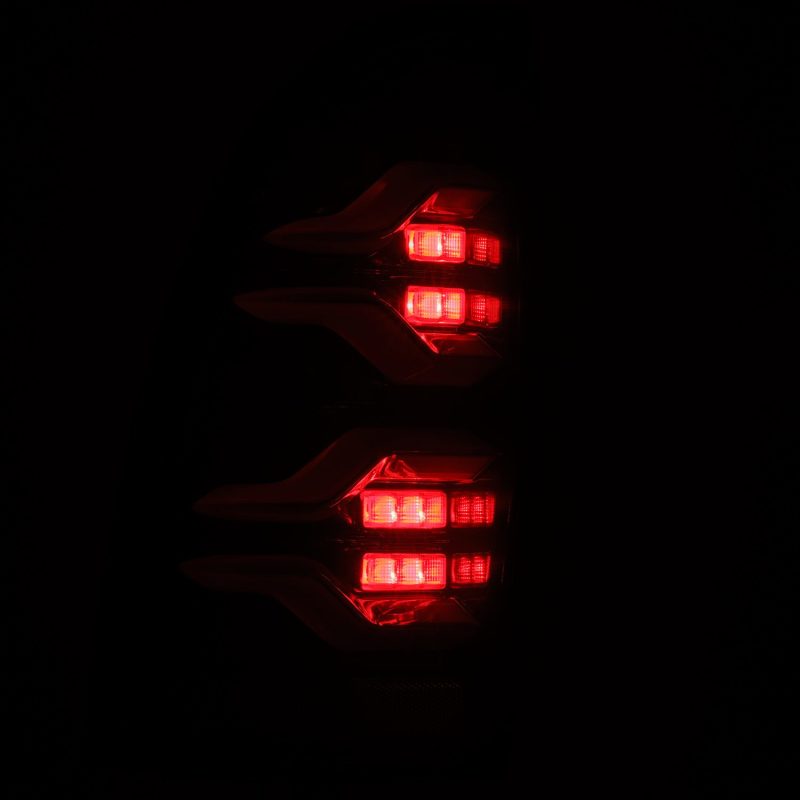AlphaRex 05-15 Toyota Tacoma LUXX LED Taillights Alpha Blk w/Activ Light/Seq Signal - Burkken Auto Parts