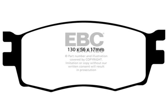 EBC 06-11 Hyundai Accent 1.6 Greenstuff Front Brake Pads - Burkken Auto Parts