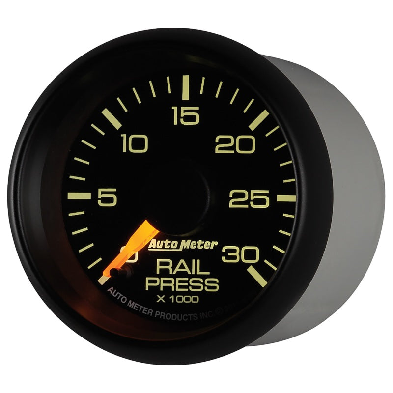 Autometer Factory Match 52.4mm Digital Stepper Motor 0-30,000 PSI Diesel Fuel Rail Pressure Gauge - Burkken Auto Parts