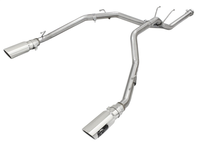 aFe MACHForce XP DPF-Back Exhaust 2.5in SS with Polished Tips 2014 Dodge Ram 1500 V6 3.0L EcoDiesel - Burkken Auto Parts