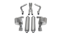 Corsa 2012-2013 Dodge Charger SRT-8 6.4L V8 Polished Sport Cat-Back Exhaust - Burkken Auto Parts