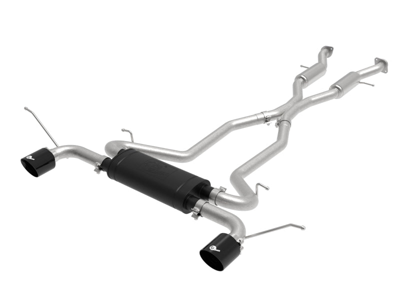 aFe Vulcan Series 2.5in 304SS Cat-Back Exhaust 11-20 Jeep Grand Cherokee (WK2) 5.7L w/ Black Tips - Burkken Auto Parts