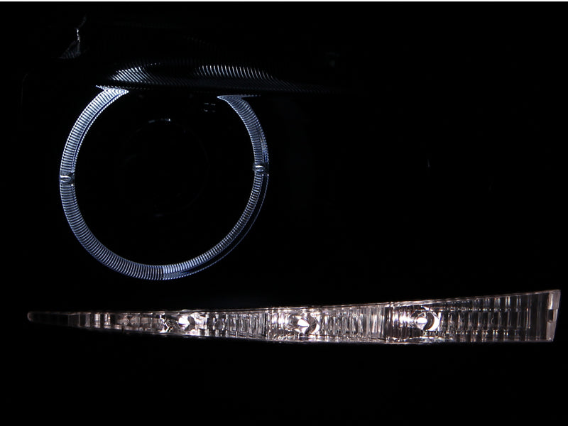 ANZO 2004-2007 Scion Xb Projector Headlights w/ Halo Black G2 - Burkken Auto Parts
