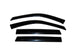 AVS 01-06 Hyundai Santa Fe Ventvisor Outside Mount Window Deflectors 4pc - Smoke - Burkken Auto Parts