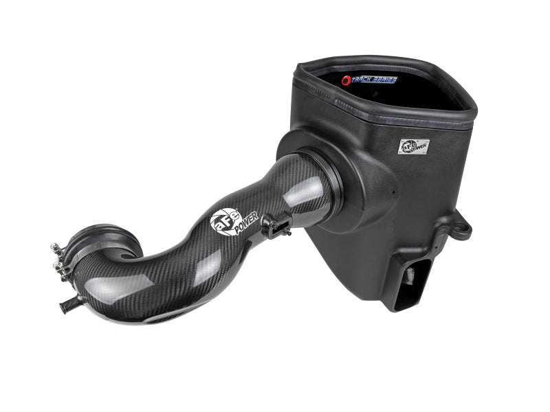 aFe 19-21 GM Trucks 5.3L/6.2L Track Series Carbon Fiber Cold Air Intake System W/ Pro Dry S Filters - Burkken Auto Parts