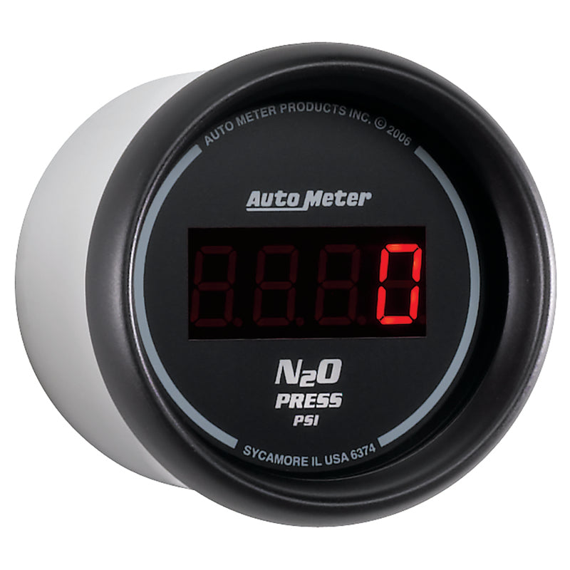 Autometer Z Series 52mm Digital 0-1600 PSI Nitrous Pressure Gauge - Burkken Auto Parts