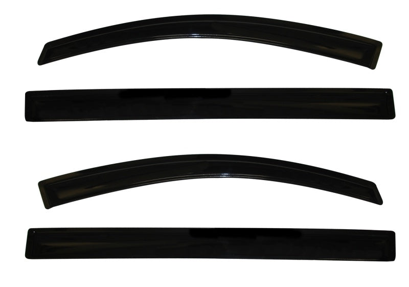 AVS 11-18 Toyota Sienna Ventvisor Outside Mount Window Deflectors 4pc - Smoke - Burkken Auto Parts
