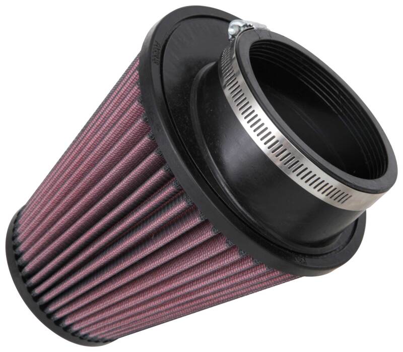 K&N Filter Universal Rubber Filter 3 1/2 inch 10 Degree Flange 5 3/4 inch OD 6 inch Height - Burkken Auto Parts