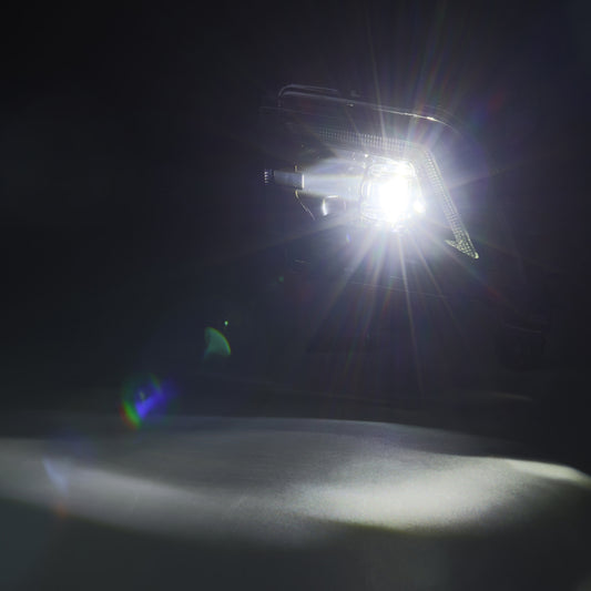 AlphaRex 19-23 Chevrolet Silverado 2500/3500HD DoubleTap Dual Color LED Projector Fog Lights
