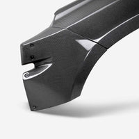 Seibon 2022 Nissan Frontier MB-Style Carbon Front Fibers Pair (2in rise 4in Wider) - Burkken Auto Parts