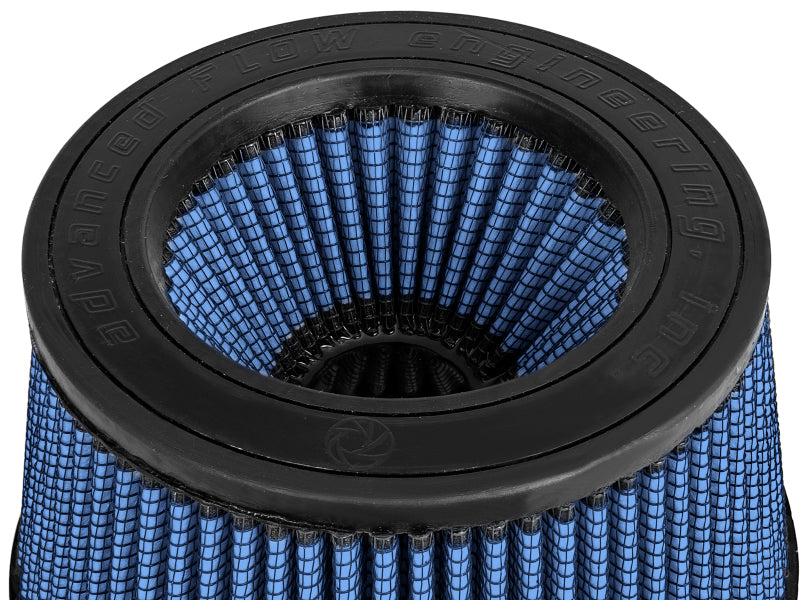 aFe MagnumFLOW Pro 5R Universal Air Filter 5in.F x 5-3/4in.B x 4-1/2in.T (INV) x 3-1/2in.H - Burkken Auto Parts