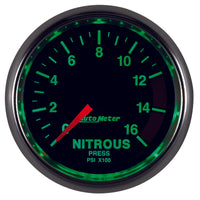 Autometer GS 2 1/16in. 1600PSI Nitrous Fuel Pressure Gauge - Burkken Auto Parts
