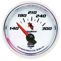 Autometer C2 Electric Oil Temperature 2 1/16in 140-300 F Gauge - Burkken Auto Parts