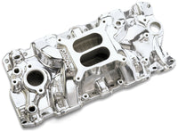 Edelbrock SBC Performer Eps Polished Manifold - Burkken Auto Parts