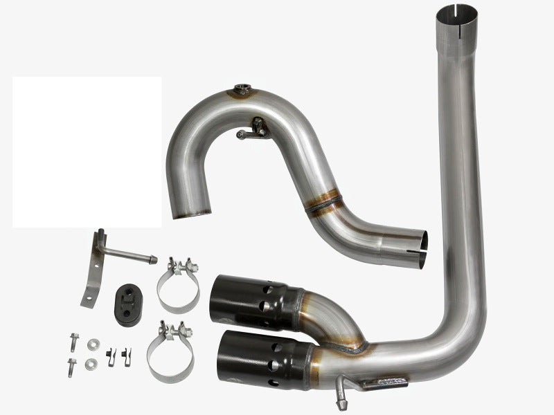aFe Rebel Series DPF-Back 3in Side Exit SS Exhaust w/ IC Black Tip 2016 GM Colorado/Canyon 2.8L (td) - Burkken Auto Parts