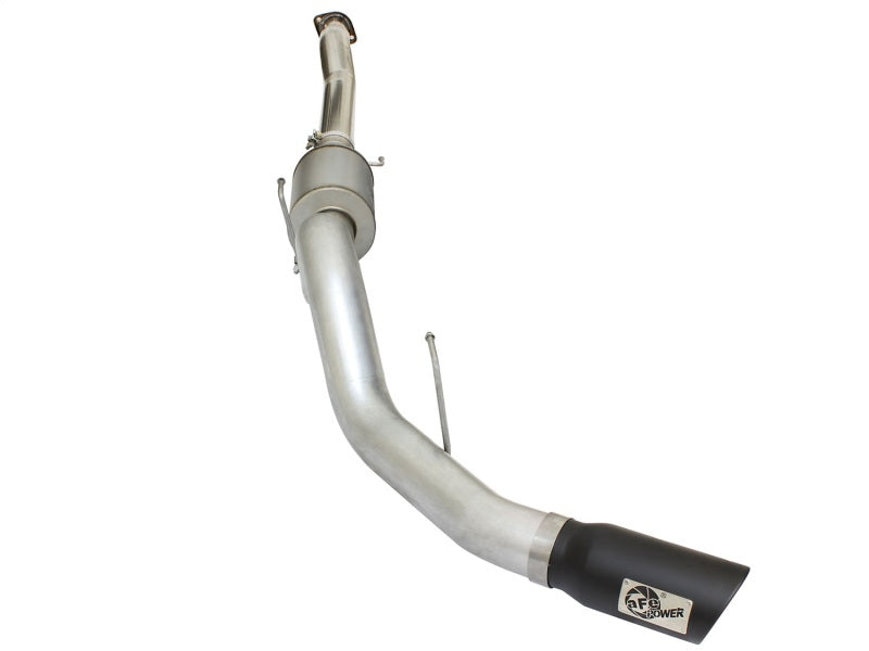 aFe Atlas Exhausts 4in Cat-Back Aluminized Steel Exhaust Sys 2015 Ford F-150 V6 3.5L (tt) Black Tip - Burkken Auto Parts