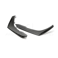 Anderson Composites 17-18 Chevy Camaro ZL1 1LE Type-LE Carbon Fiber Front Bumper Canards - Burkken Auto Parts