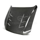 Anderson Composites 2018 Ford Mustang GT Type-SA Style Heat Extractor Double Sided Carbon Fiber Hood - Burkken Auto Parts