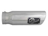 aFe Diesel Exhaust Tip Bolt On Polished 4in Inlex x 5in Outlet x 15in - Burkken Auto Parts