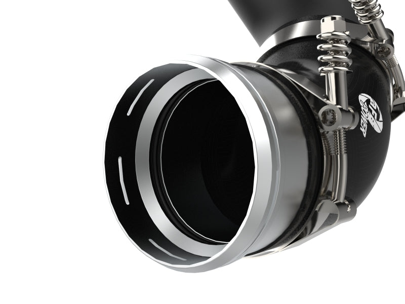 aFe Bladerunner Intercooler Cold Charge Pipe Black 3.5-2.75in 2021+ Ford F-150 V6-2.7L (tt) - Burkken Auto Parts