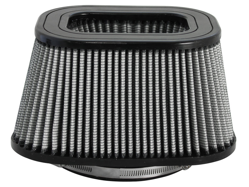 aFe MagnumFLOW Pro DRY S Universal Air Filter 7.13in F x (8.70x 10.60)in B x (6.50x8.60)in T x 5in H - Burkken Auto Parts