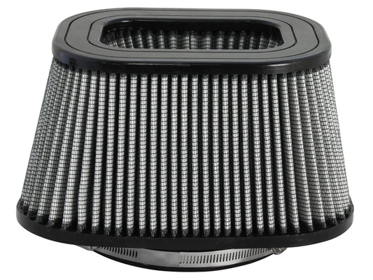 aFe MagnumFLOW Pro DRY S Universal Air Filter 7.13in F x (8.70x 10.60)in B x (6.50x8.60)in T x 5in H - Burkken Auto Parts