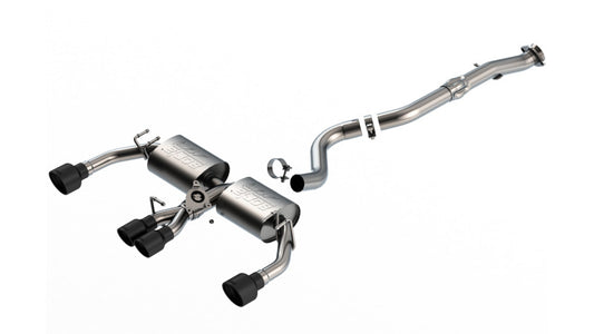 Borla 23-24 Toyota GR Corolla ATAK Cat Back System w/ Black Tips - Burkken Auto Parts