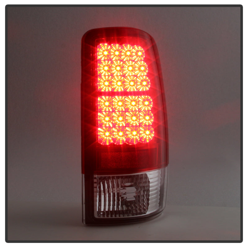 Spyder Chevy Suburban/Tahoe 1500/2500 00-06 LED Tail Lights Red Clear ALT-YD-CD00-LED-RC - Burkken Auto Parts