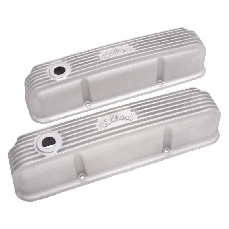 Edelbrock Valve Cover Classic Series Ford 1958-1976 FE V8 Satin - Burkken Auto Parts