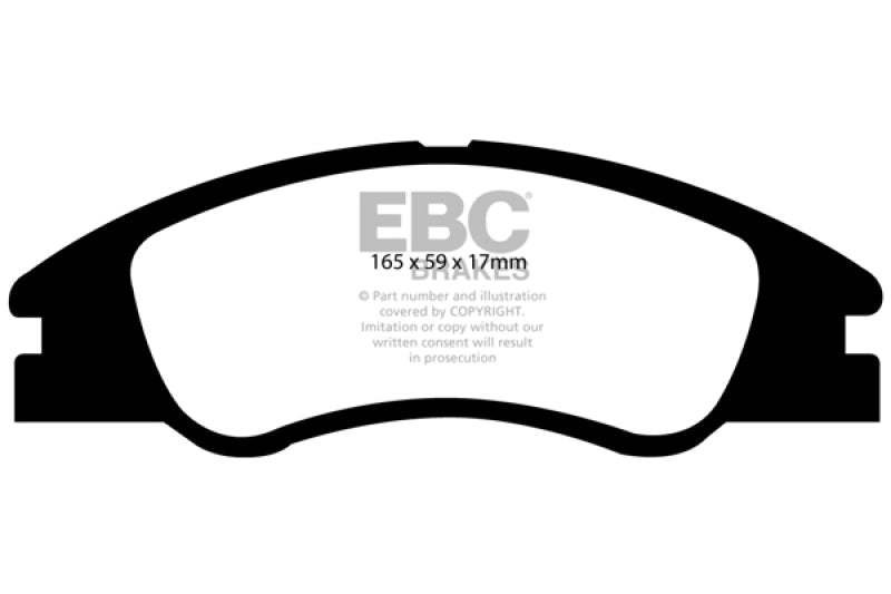 EBC 04-09 Kia Spectra 1.8 Greenstuff Front Brake Pads - Burkken Auto Parts