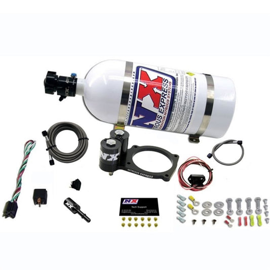 Nitrous Express Dodge Hellcat/Demon Nitrous Plate Kit w/10lb Bottle - Burkken Auto Parts