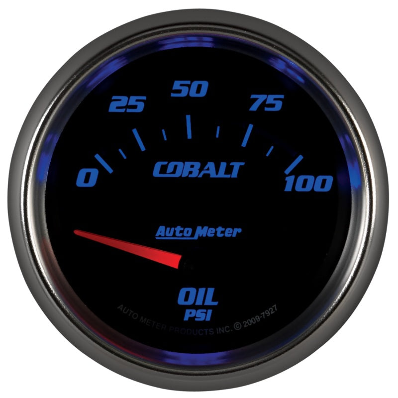 Autometer Cobalt 66.7mm 0-100 PSI Oil Pressure Gauge - Burkken Auto Parts