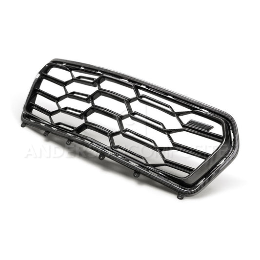 Anderson Composites 17-18 Chevrolet Camaro ZL1 1LE Front Lower Grille - Burkken Auto Parts