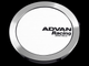 Advan 63mm Full Flat Centercap - White/Silver Alumite - Burkken Auto Parts