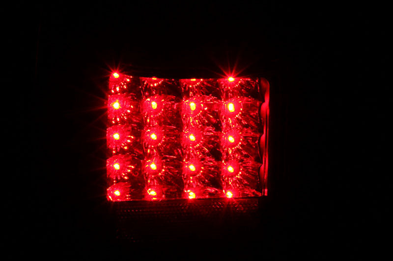 ANZO 2001-2002 Toyota 4 Runner LED Taillights Black - Burkken Auto Parts
