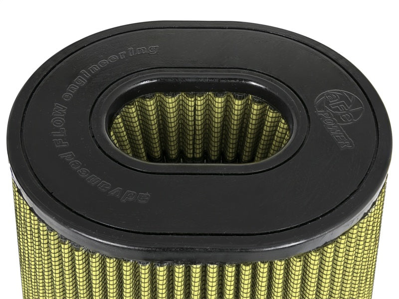 aFe Magnum FLOW Pro GUARD 7 Replacement Air Filter 4.5 F / (9x7.5) B / (6.75 x 5.5) T (Inv) / 9in. H - Burkken Auto Parts